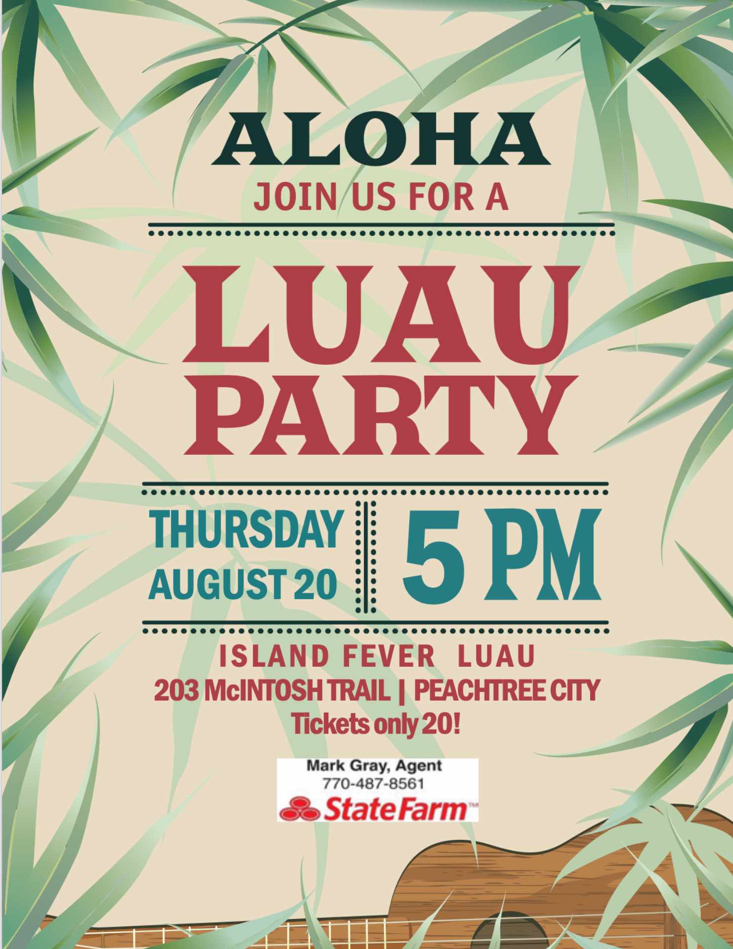 Luau Aug 2026 poster